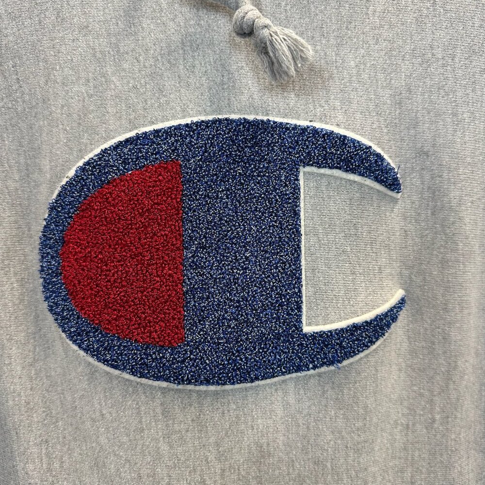 Champion Reverse Weave Pullover Hoodie Large Logo - Picture 12 of 15
